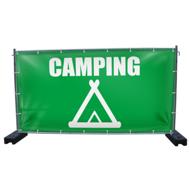 340 x 173 cm | Campingplatz Bauzaunbanner (1447)