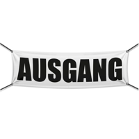 300 x 100 cm | Ausgang Werbebanner