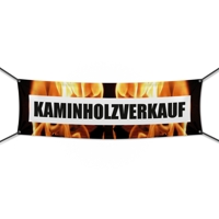 Kaminholz Verkauf Werbebanner, Wunschformat (2330)