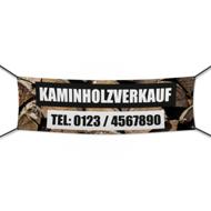 Kaminholz Verkauf Werbebanner, Wunschformat (2334)