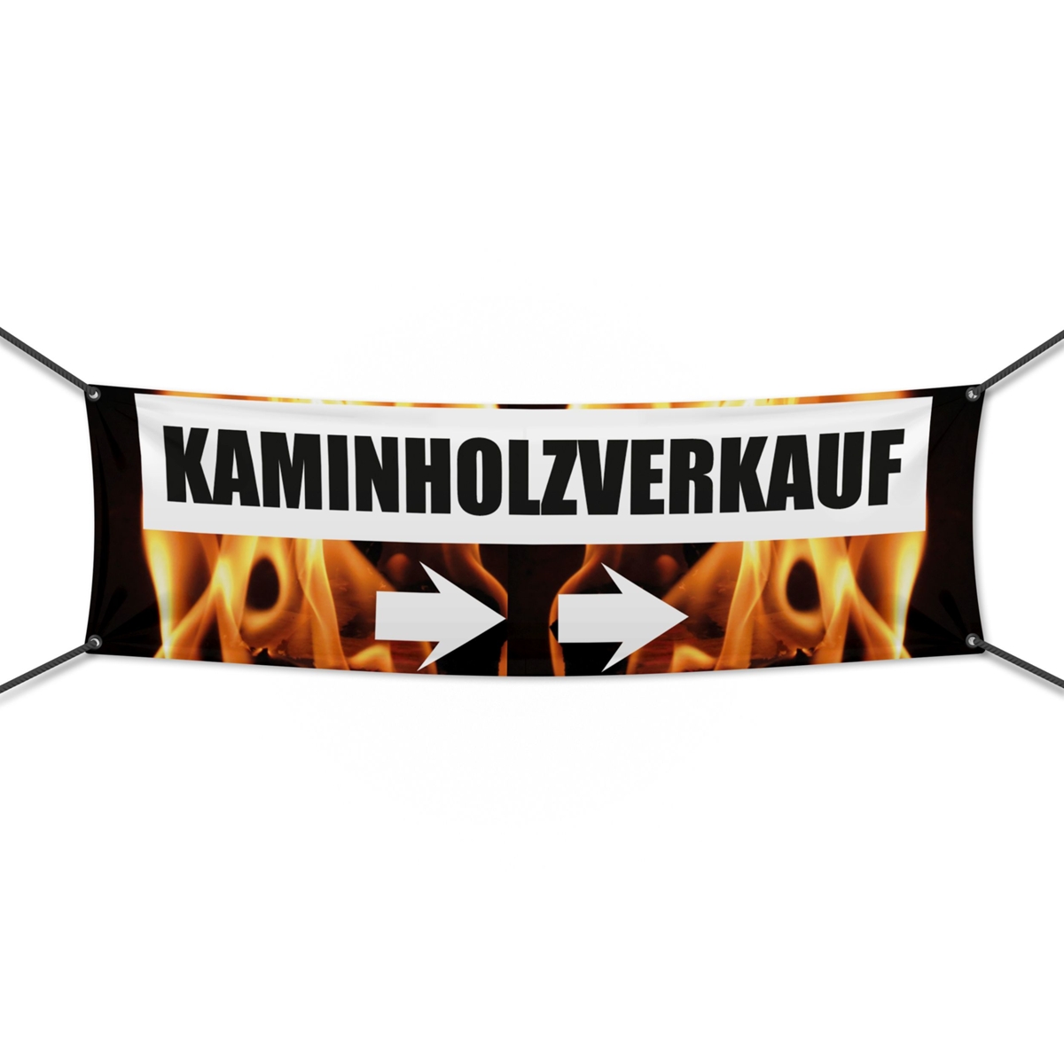 Kaminholz Verkauf Werbebanner | Wunschgröße (2330)