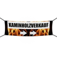 Kaminholz Verkauf Werbebanner, Wunschformat (2330)