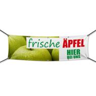 Frische Äpfel Werbebanner, Banner in 6 Größen (1582)