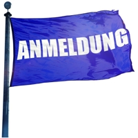 Anmeldung Hissflagge, Fahne im Wunschformat (1811)