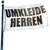 Umkleide Herren Hissflagge, Fahne im Wunschformat (2216)
