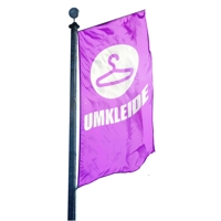 Umkleide Hissflagge, Fahne im Wunschformat (2268)
