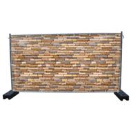 340 x 173 cm | Steinwand Bauzaunbanner (1861)