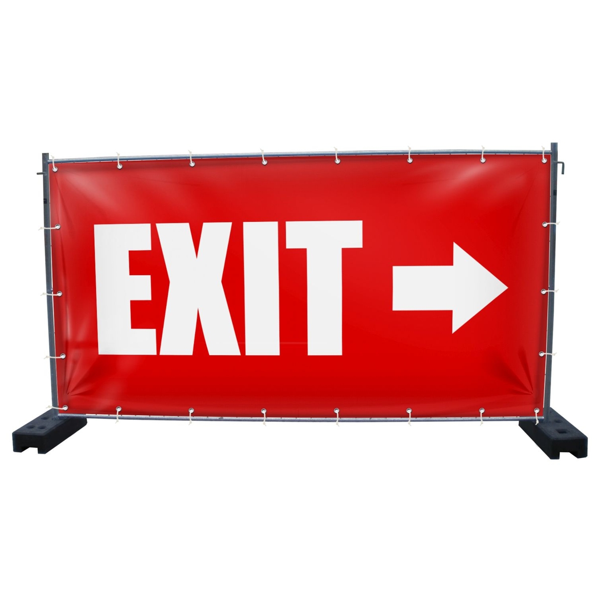 340 x 173 cm | Exit Bauzaunbanner (1878)