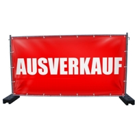 340 x 173 cm | Ausverkauf Bauzaunbanner (1937)