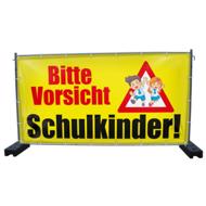 340 x 173 cm | Vorsicht Schulkinder Bauzaunbanner (1962)