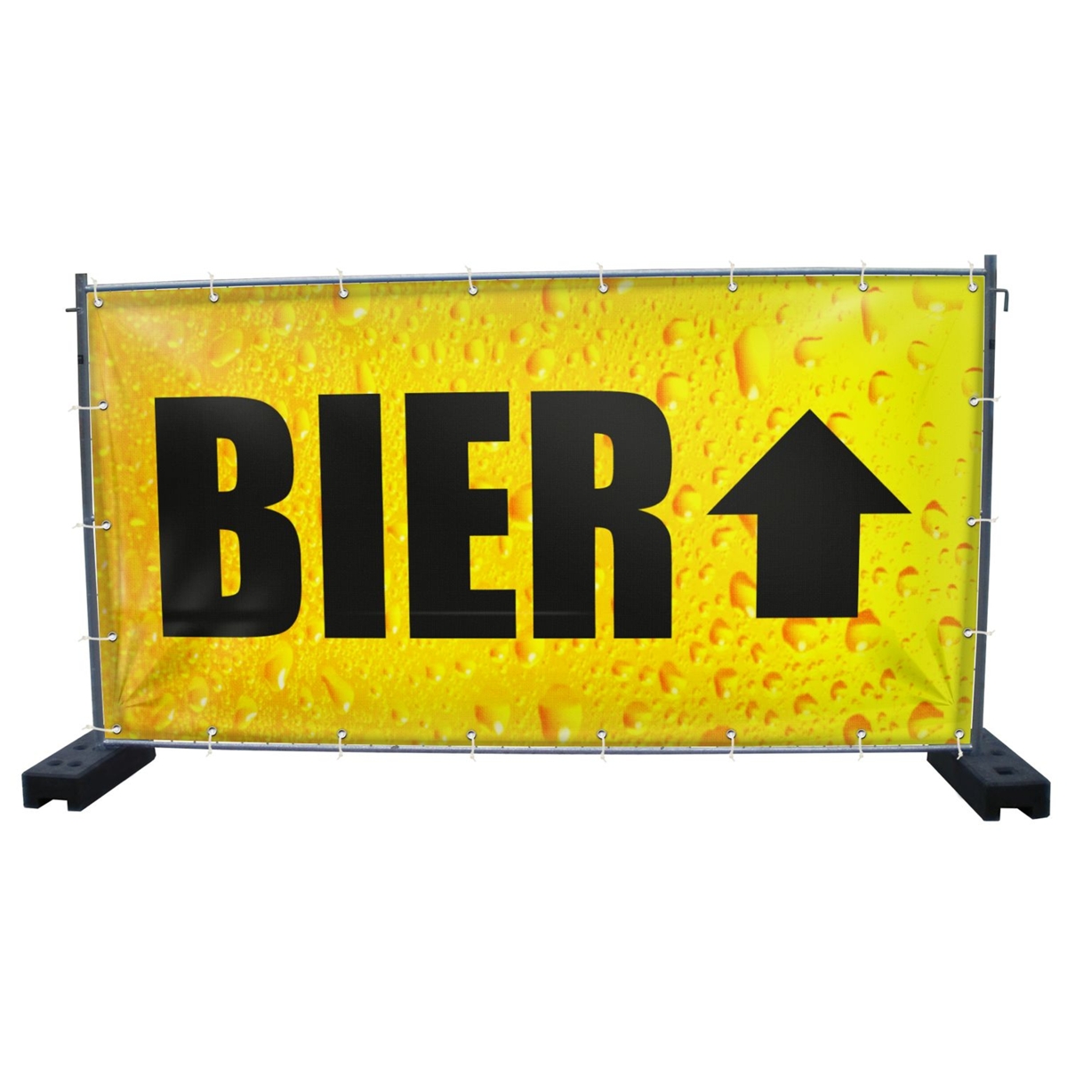 340 x 173 cm | Bier Bauzaunbanner (2065)