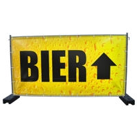 340 x 173 cm | Bier Bauzaunbanner (2065)