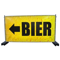 340 x 173 cm | Bier Bauzaunbanner (2065)