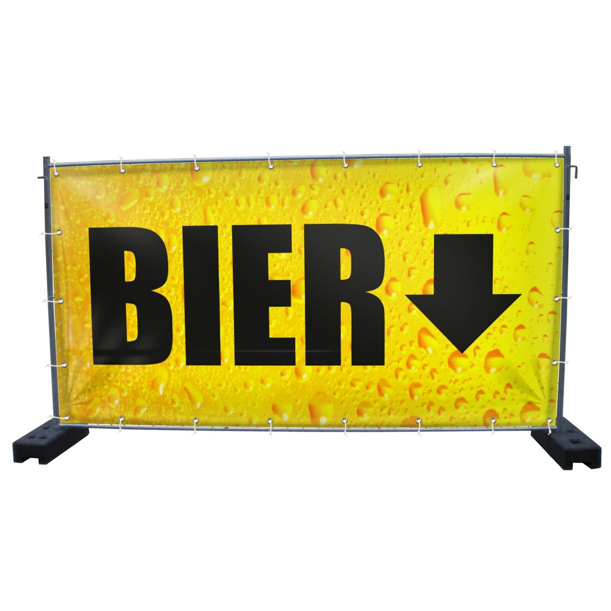 340 x 173 cm | Bier Bauzaunbanner (2065)