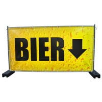 340 x 173 cm | Bier Bauzaunbanner (2065)