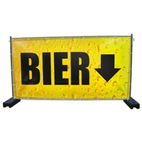 340 x 173 cm | Bier Bauzaunbanner (2065)