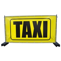 340 x 173 cm | Taxi Bauzaunbanner (1873)