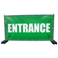 340 x 173 cm | Entrance Bauzaunbanner (1877)