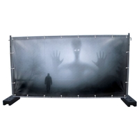 340 x 173 cm | Halloween Bauzaunbanner (2084)