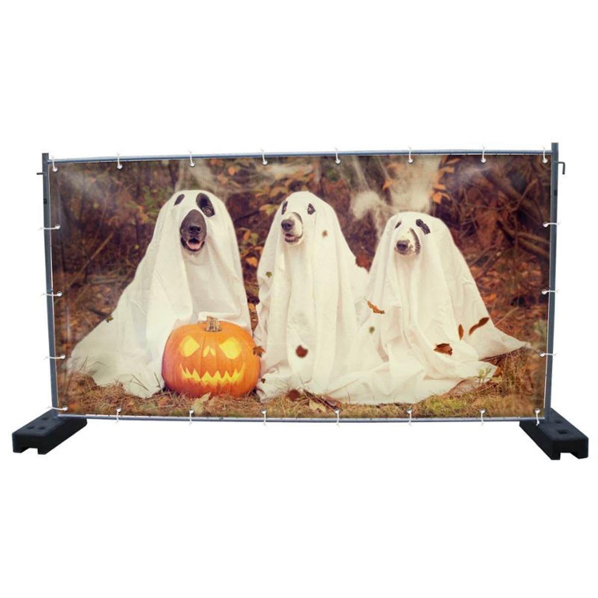 340 x 173 cm | Halloween Bauzaunbanner (2083)