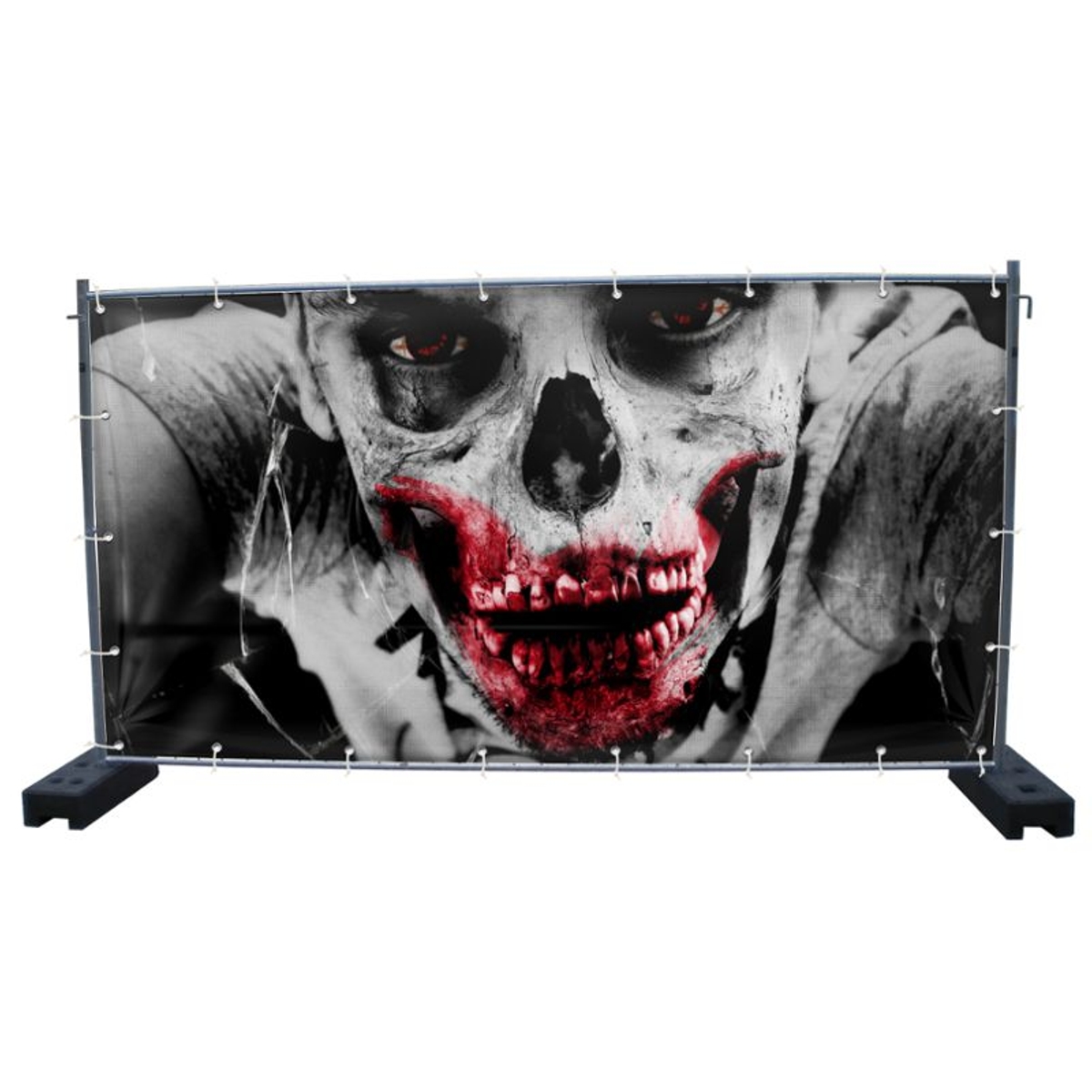 340 x 173 cm | Halloween Bauzaunbanner (2080)