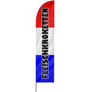 Straight | Fleischkroketten Beachflag (2377)