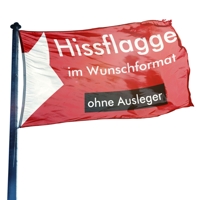 Hissflagge ohne Ausleger im Wunschformat, Querfahne