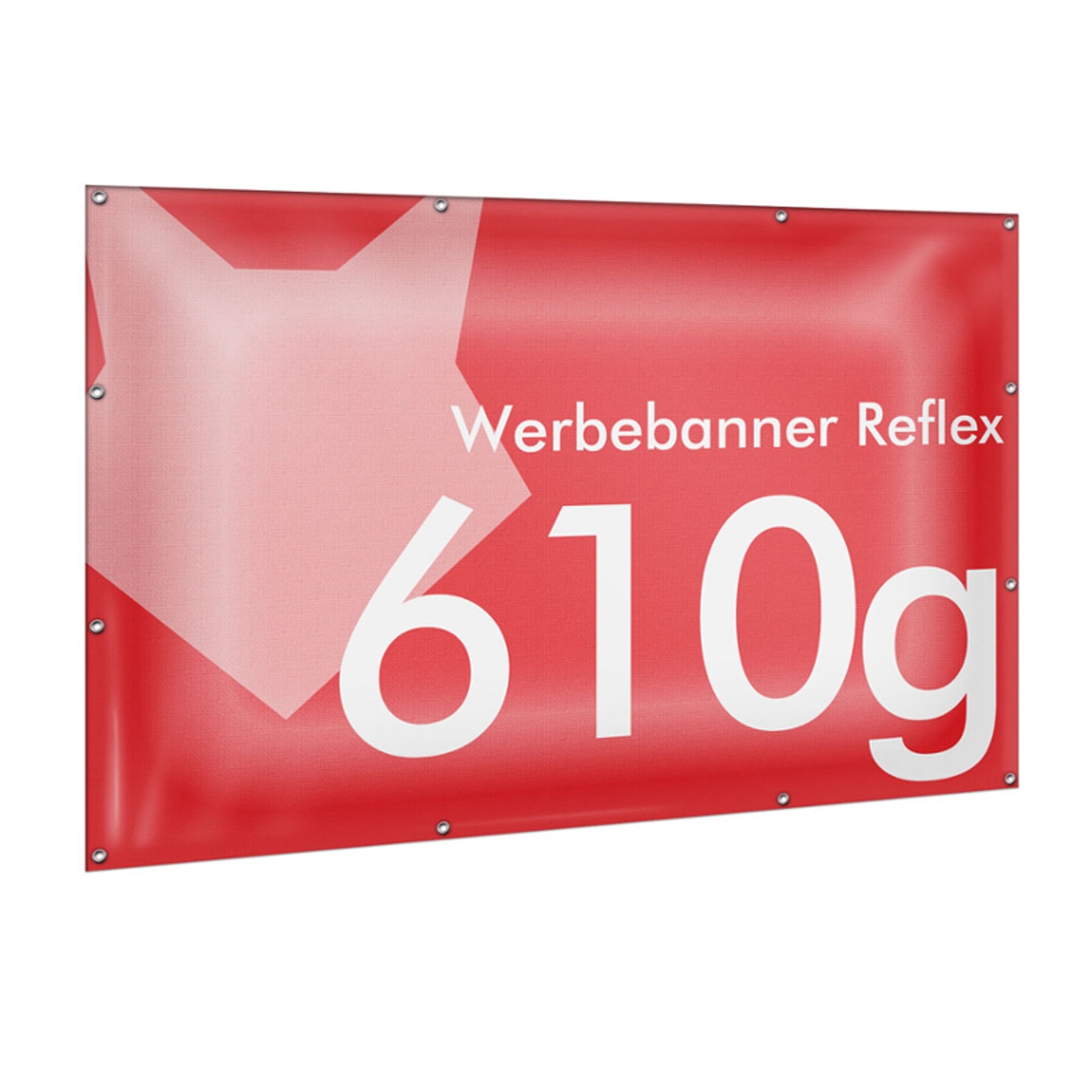 Werbebanner selbst gestalten, PVC Reflexbanner Premiun B1
