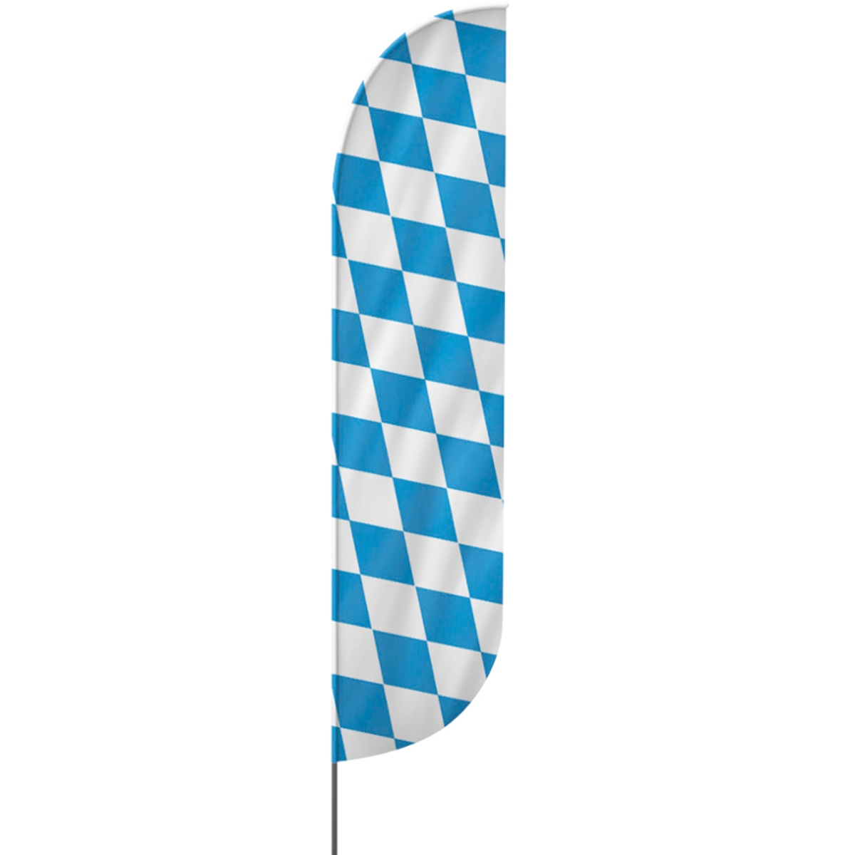 Convex | Oktoberfest Beachflag, blau weiß, verschiedene Größen, V1