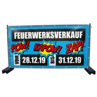 340 x 173 cm | Feuerwerksverkauf Bauzaunbanner (2165)