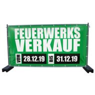 340 x 173 cm | Feuerwerksverkauf Bauzaunbanner (2173)