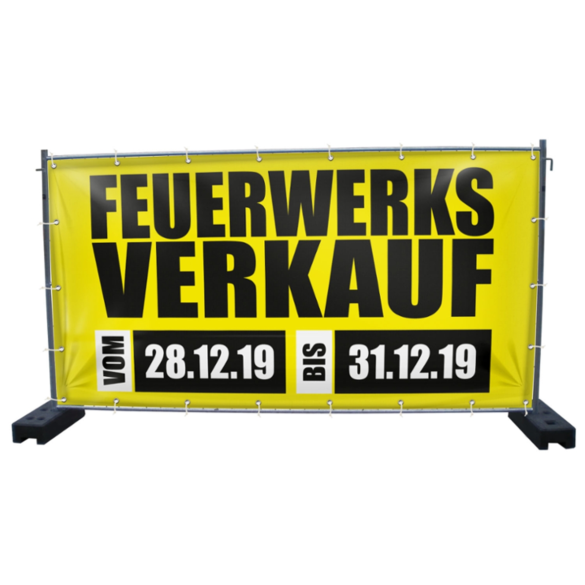 340 x 173 cm | Feuerwerksverkauf Bauzaunbanner (2175)