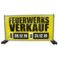 340 x 173 cm | Feuerwerksverkauf Bauzaunbanner (2175)