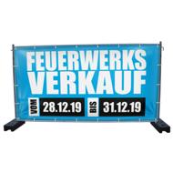 340 x 173 cm | Feuerwerksverkauf Bauzaunbanner (2172)