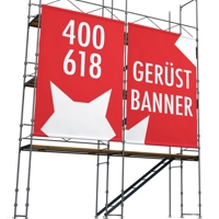 400 x 618 cm | Baugerüstbanner selbst gestalten, PVC, Mesh