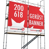 200 x 618 cm | Baugerüstbanner selbst gestalten, PVC, Mesh