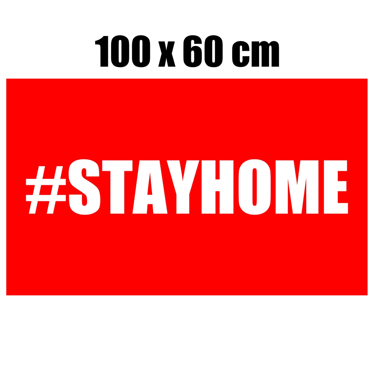 #stayhome, verschiedene Größen, Corona Banner