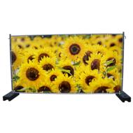 340 x 173 cm | Sonnenblumen Bauzaunbanner (3234)