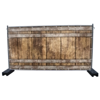 340 x 173 cm | Holzwand Bauzaunbanner (3158)