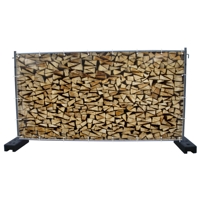 340 x 173 cm | Holzstapel Bauzaunbanner (3159)