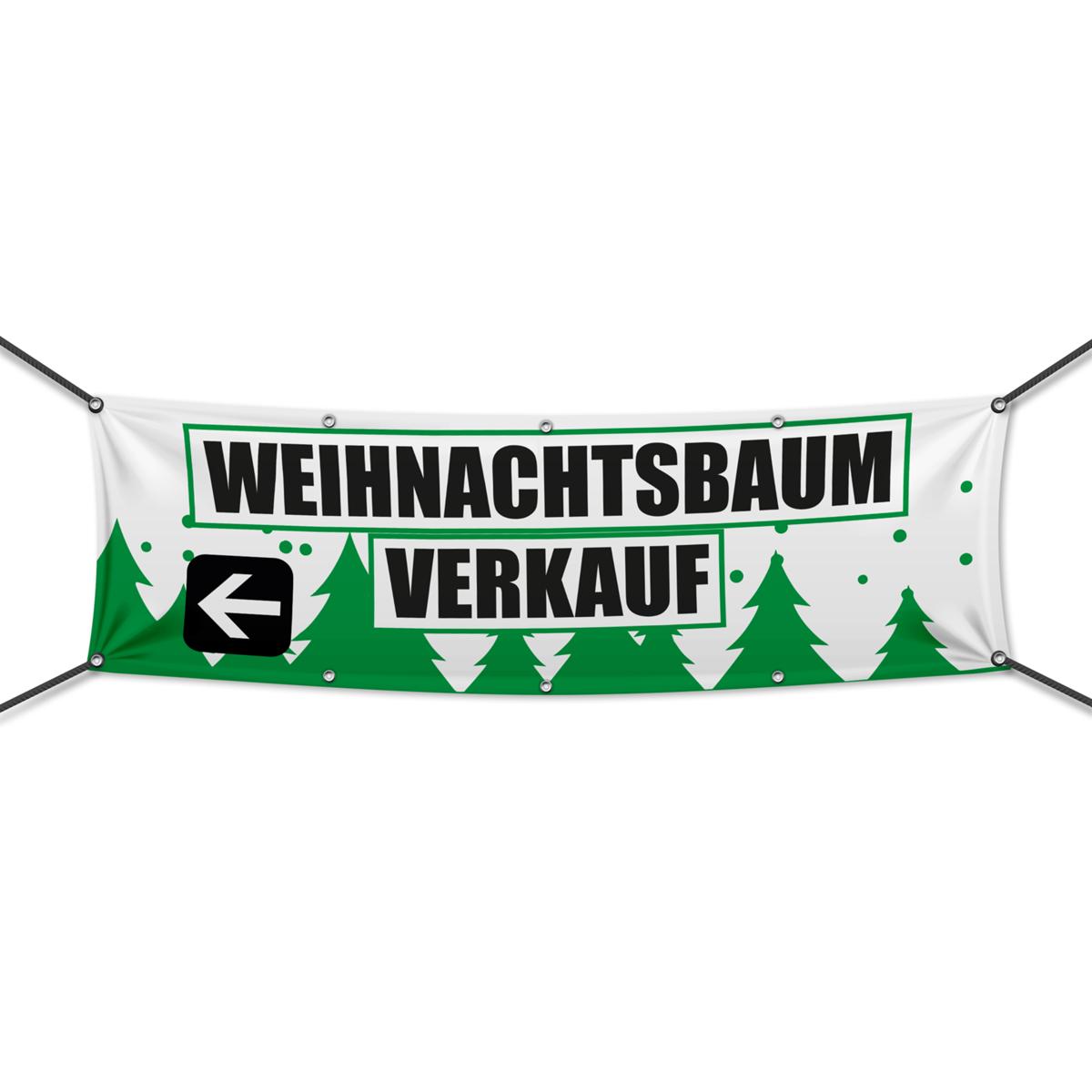 Weihnachtsbaumverkauf Werbebanner, Banner in 6 Größen (1733)