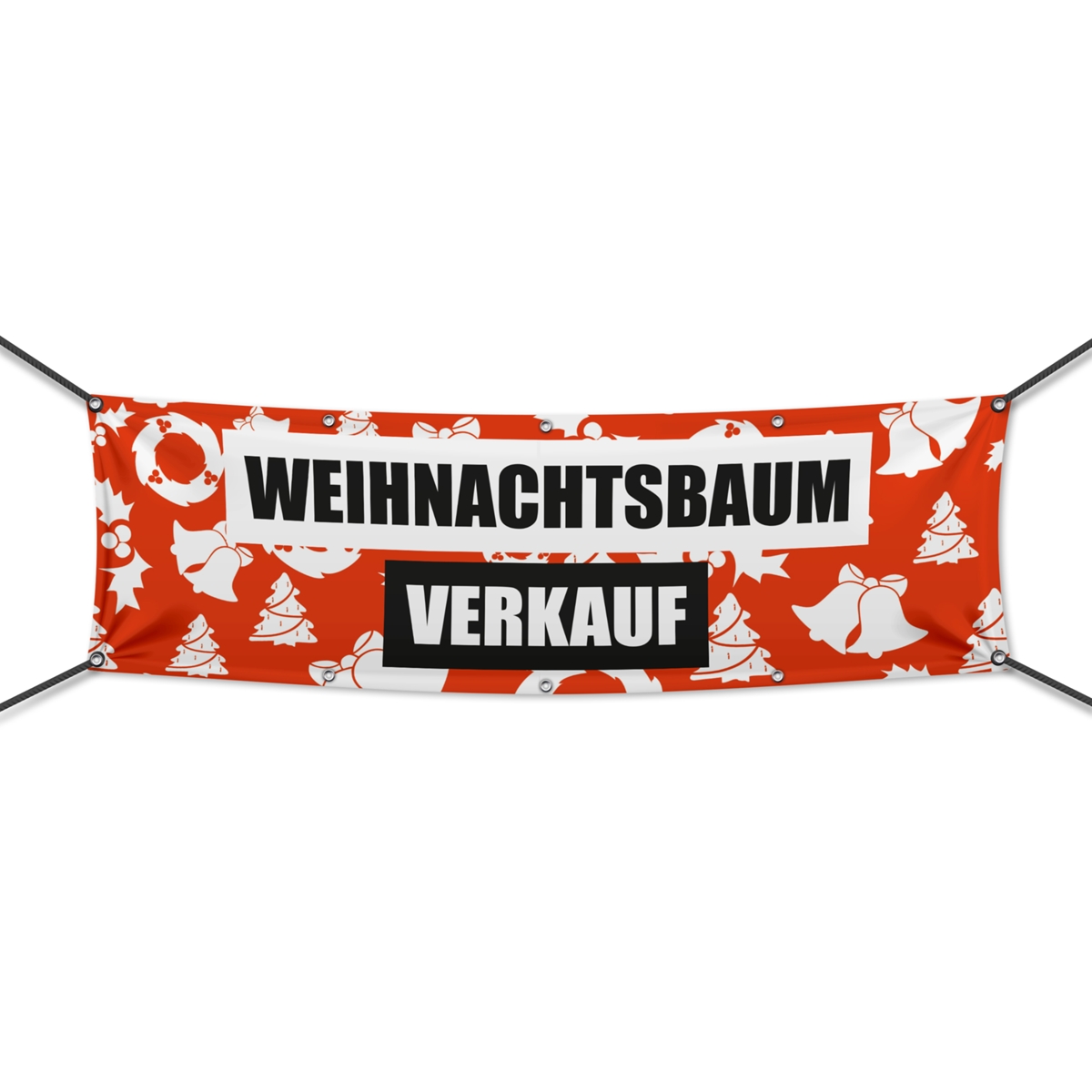 Weihnachtsbaumverkauf Werbebanner, Wunschformat (2140)