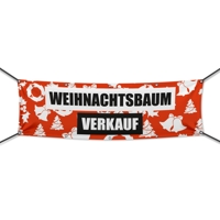 Weihnachtsbaumverkauf Werbebanner, Wunschformat (2140)