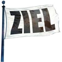 Ziel Hissflagge, Fahne im Wunschformat (1837)