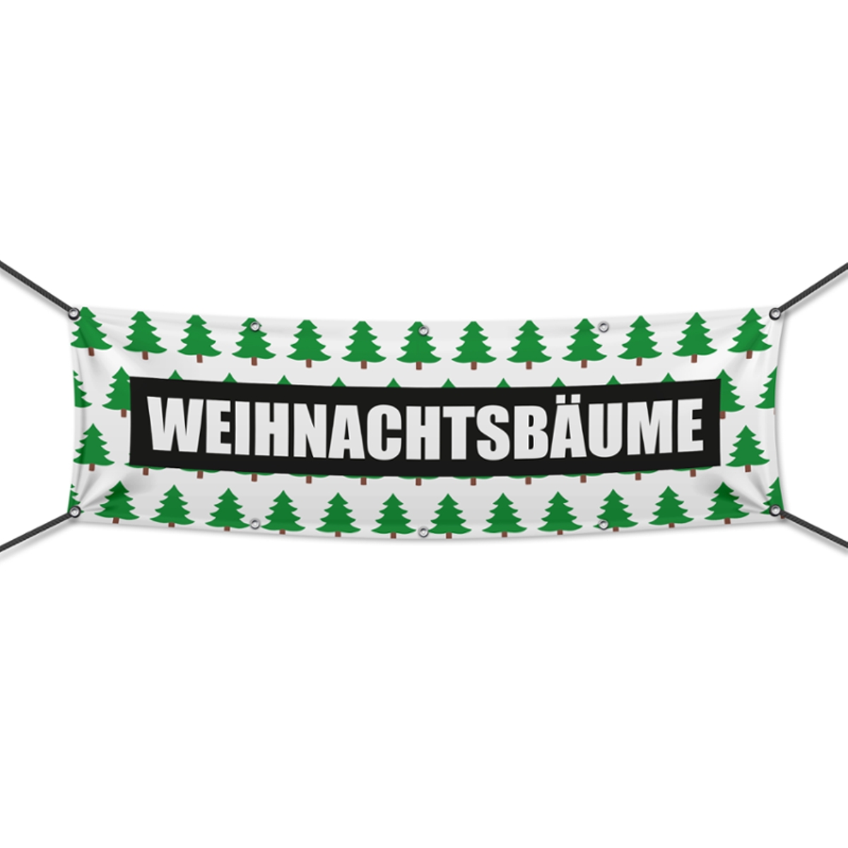 Weihnachtsbäume Werbebanner, Wunschformat (2143)