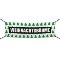 Weihnachtsbäume Werbebanner, Wunschformat (2143)