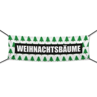 Weihnachtsbäume Werbebanner, Wunschformat (2143)