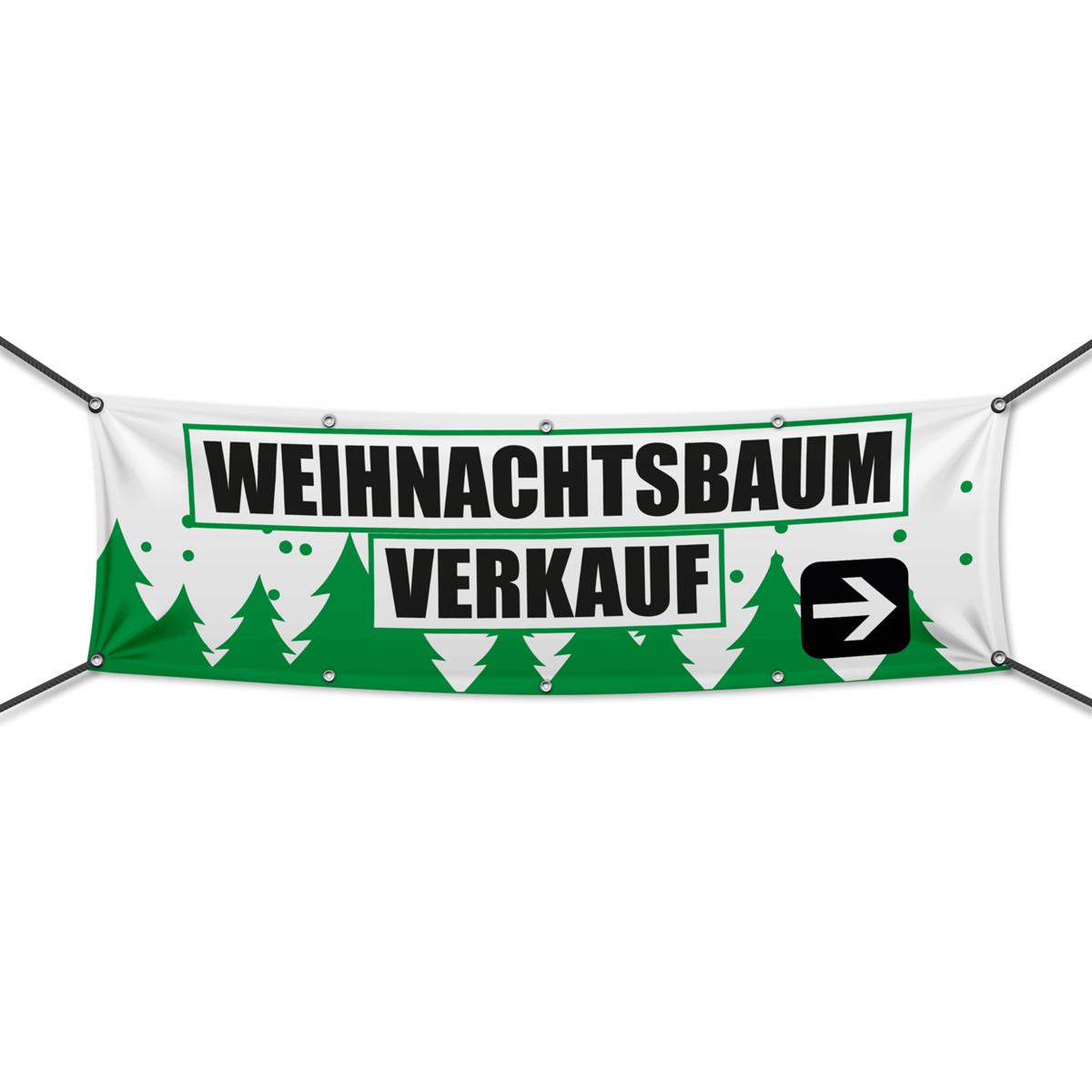 Weihnachtsbaumverkauf Werbebanner, Banner in 6 Größen (1733)