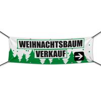 Weihnachtsbaumverkauf Werbebanner, Banner in 6 Größen (1733)