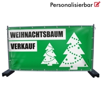 340 x 173 cm | Weihnachtsbaumverkauf Bauzaunbanner (2142)